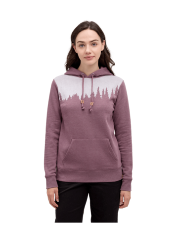TENTREE TENTREE Juniper Hoodie Mauve Stone Heather/White