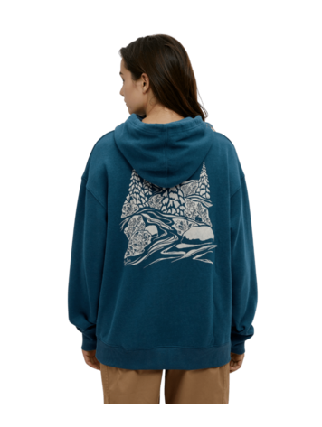 TENTREE TENTREE Winter Forest Relaxed Hoodie Pacific Teal/Pale Oak