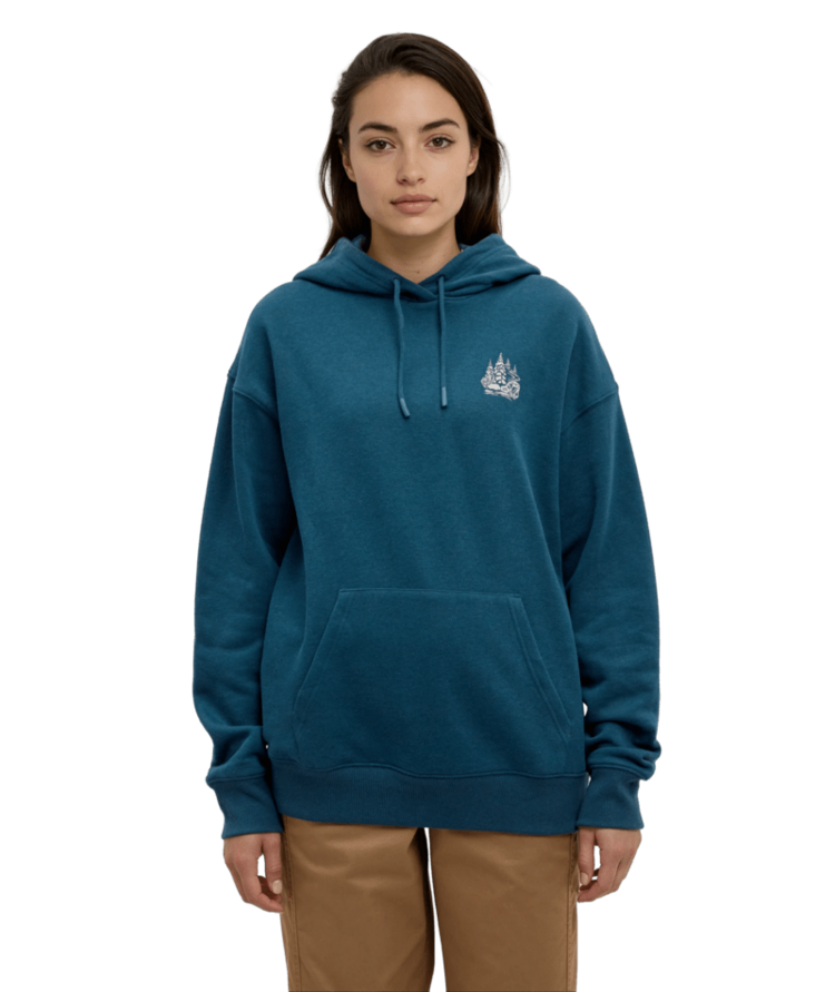 TENTREE TENTREE Winter Forest Relaxed Hoodie Pacific Teal/Pale Oak