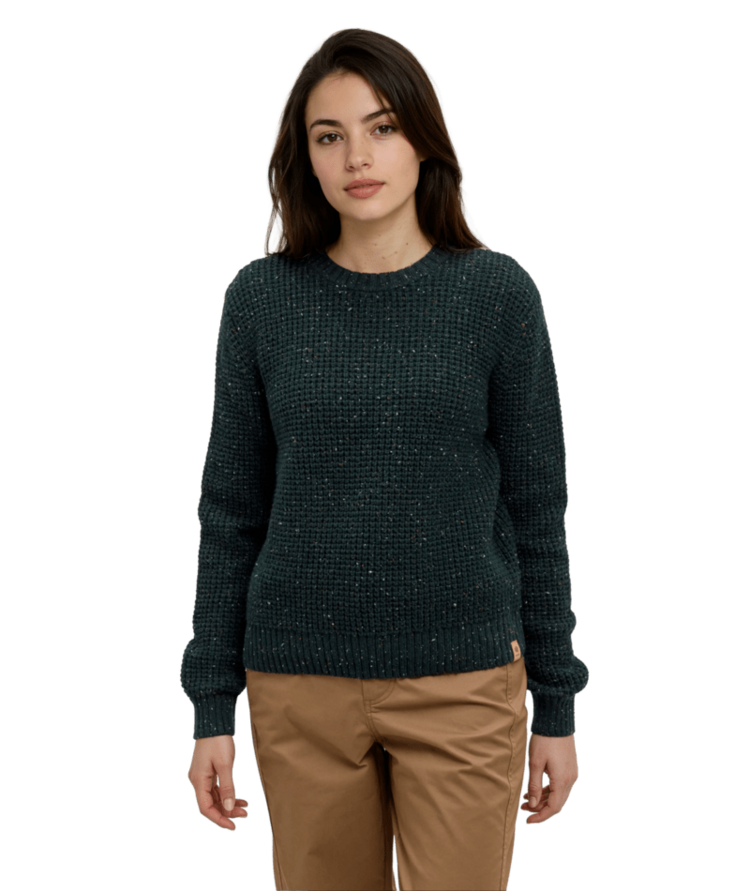TENTREE TENTREE Morrell Fleck Sweater Dark Forest Green Fleck