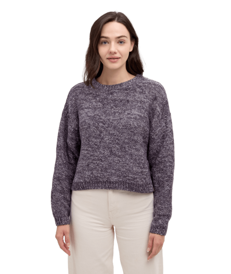 TENTREE TENTREE Crescent Sweater Plum Royale Blend