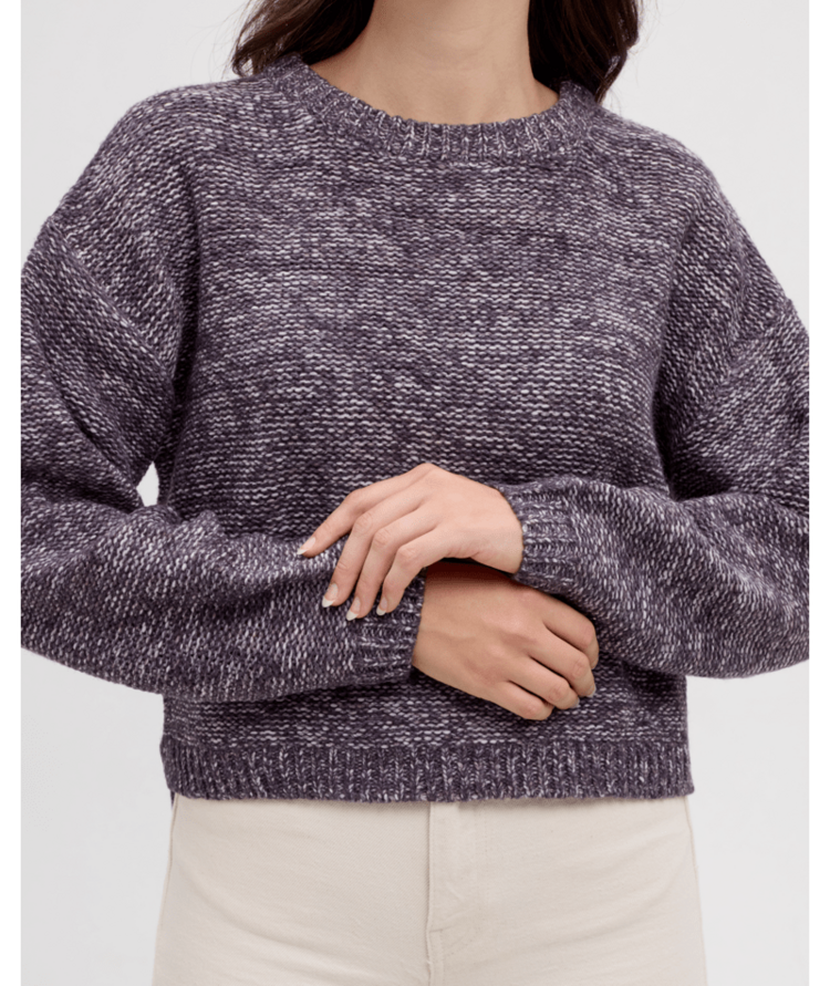 TENTREE TENTREE Crescent Sweater Plum Royale Blend