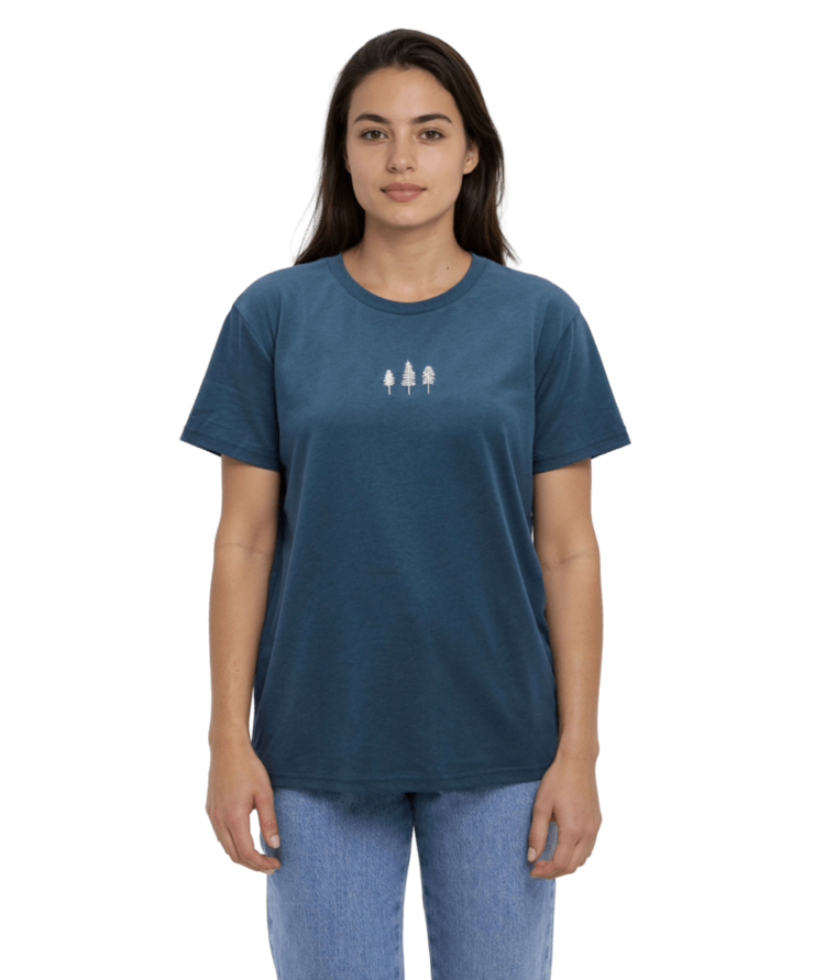 TENTREE TENTREE Rooted T-Shirt Pacific Teal/White Oak