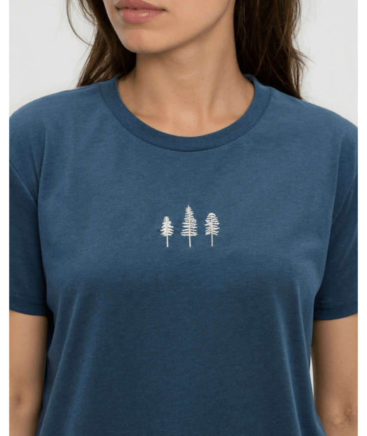 TENTREE TENTREE Rooted T-Shirt Pacific Teal/White Oak