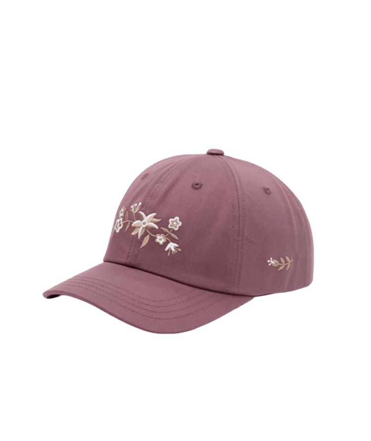 TENTREE TENTREE Vine Floral Peak Hat Mauve Stone/Pale Oak