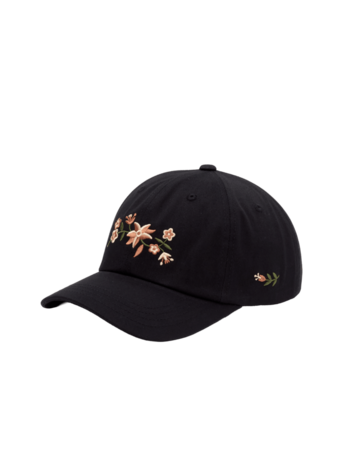 TENTREE TENTREE Vine Floral Peak Hat Meteorite Black/Hazelnut