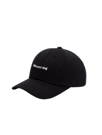 TENTREE TENTREE Slogan Peak Hat Meteorite Black/I Like Your Dog