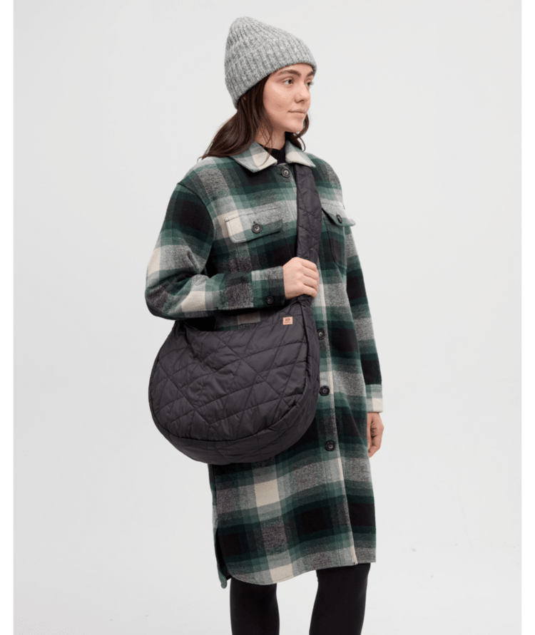 TENTREE TENTREE Creston Quilted Bag Meteorite Black