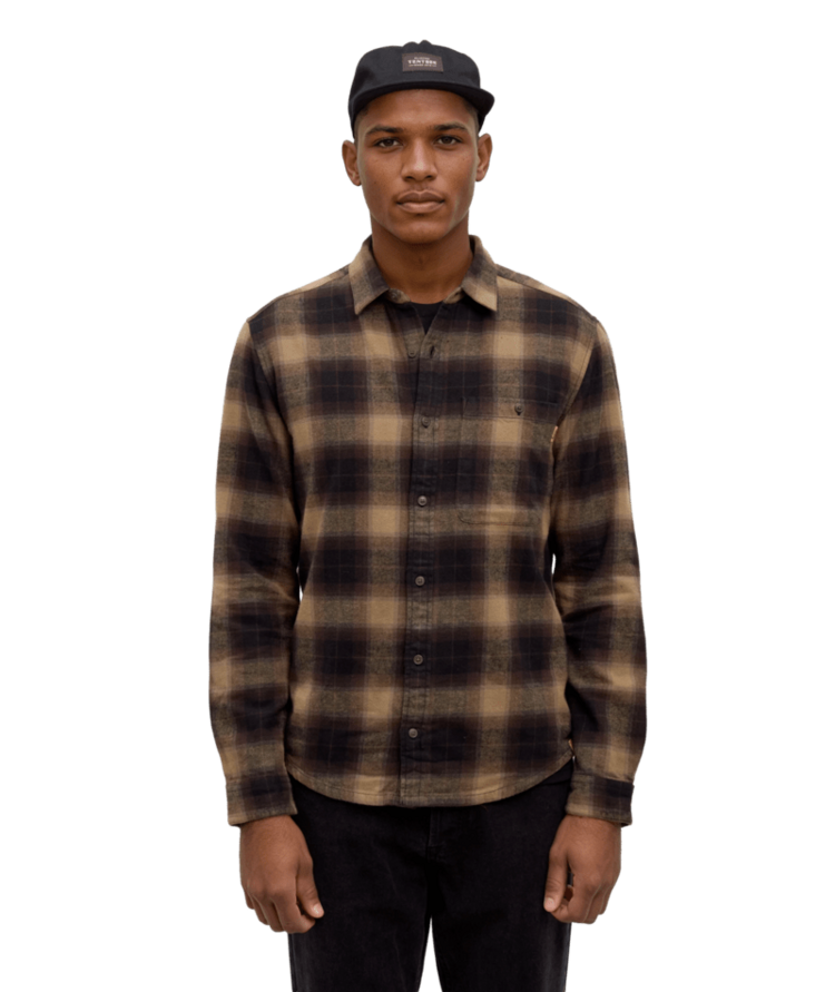 TENTREE TENTREE Forest Flannel Shirt Ashwood/Storm Plaid