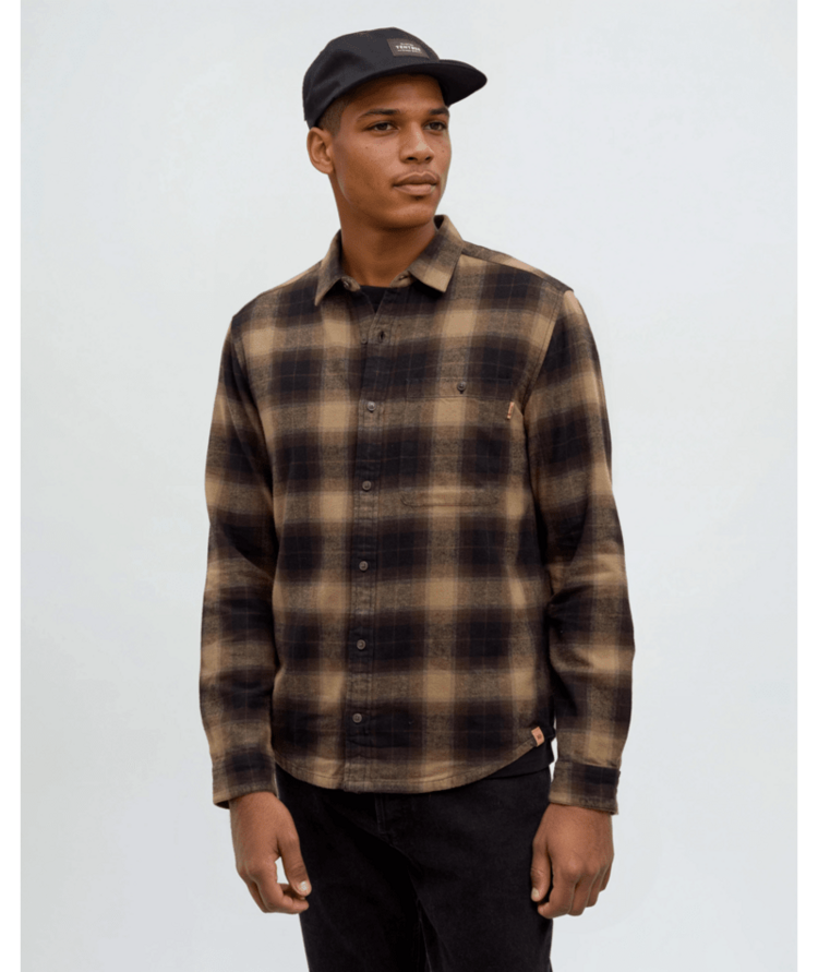 TENTREE TENTREE Forest Flannel Shirt Ashwood/Storm Plaid