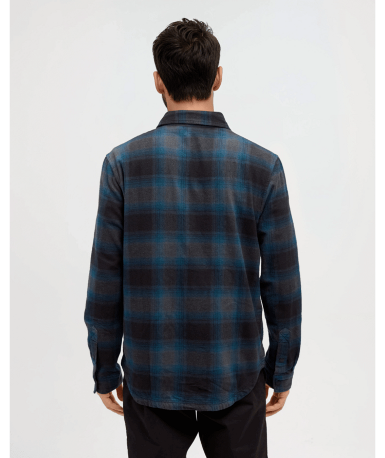 TENTREE TENTREE Kapok Flannel Colville Pacific Teal/Cascade Plaid