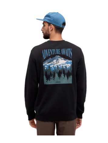 TENTREE TENTREE Mountain Mirror Crew Meteorite Black/Blue Horizon