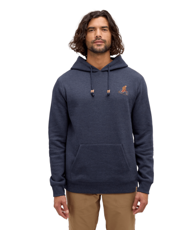 TENTREE TENTREE Sasquatch Hoodie Midnight Blue Heather/Mountain Bike