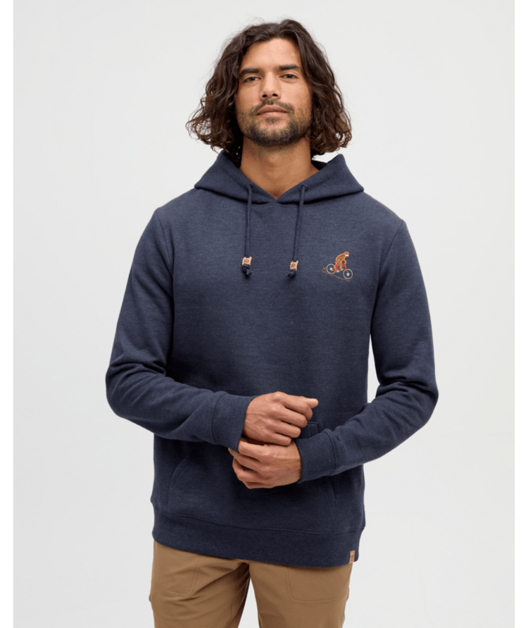 TENTREE TENTREE Sasquatch Hoodie Midnight Blue Heather/Mountain Bike
