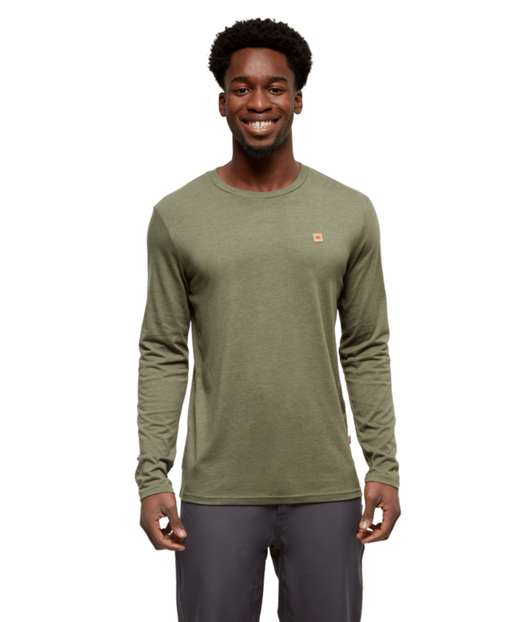 TENTREE TENTREE Baker Longsleeve Deep Olive Heather