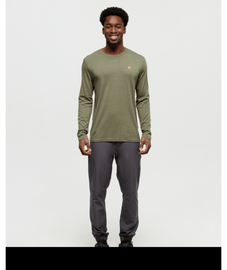 TENTREE TENTREE Baker Longsleeve Deep Olive Heather