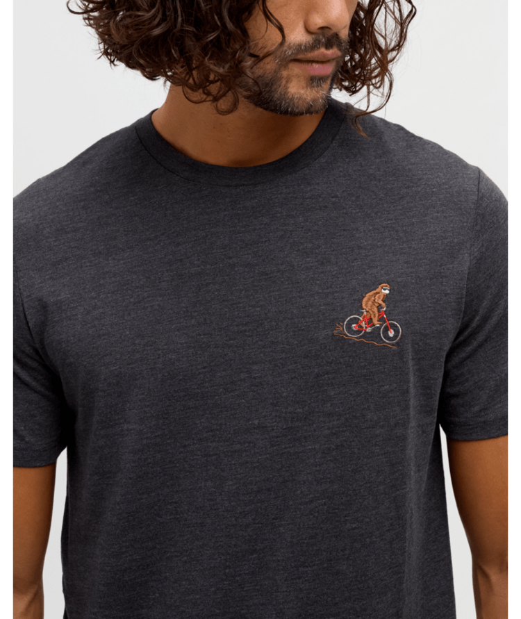 TENTREE TENTREE Sasquatch T-Shirt Meteorite Black Heather/Mountain Bike