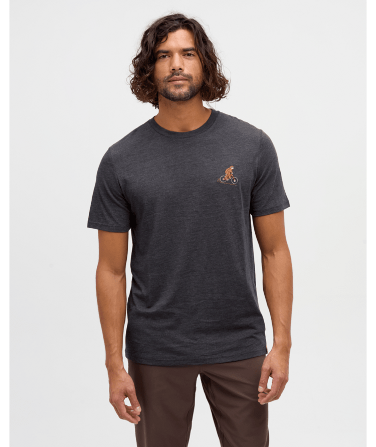 TENTREE TENTREE Sasquatch T-Shirt Meteorite Black Heather/Mountain Bike