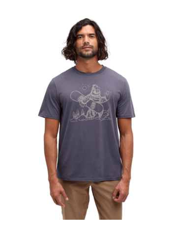 TENTREE TENTREE Sasquatch Sends It T-Shirt Shadow/Paloma Grey