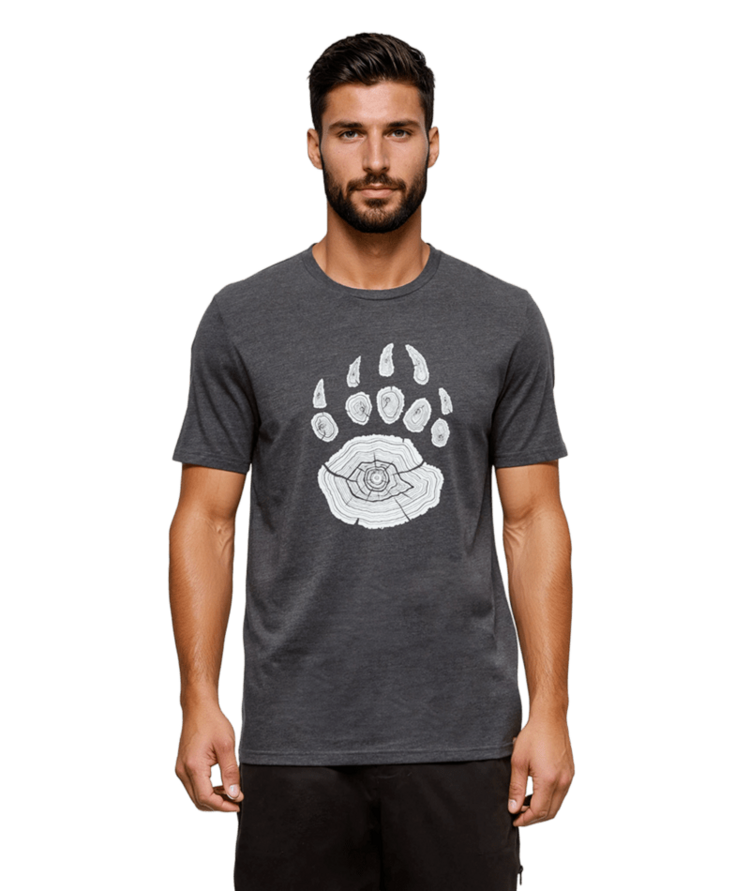 TENTREE TENTREE Bear Claw T-Shirt Meteorite Black Heather