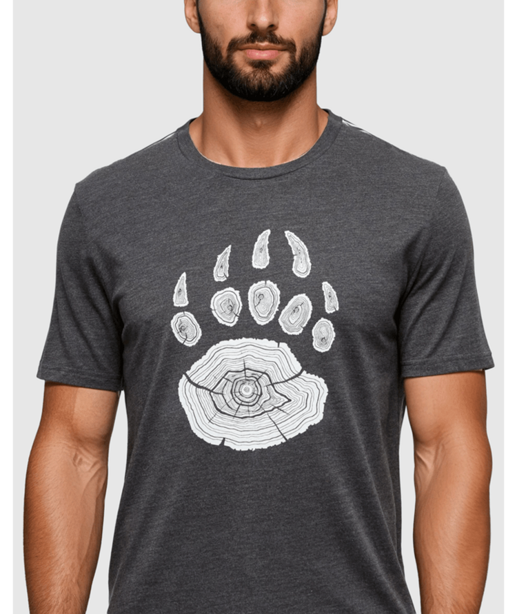 TENTREE TENTREE Bear Claw T-Shirt Meteorite Black Heather
