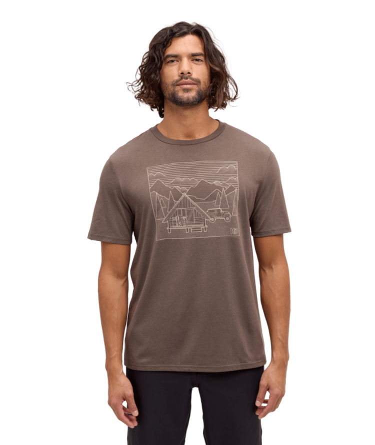 TENTREE TENTREE Front Country Cabin T-Shirt Ashwood/Warm Oak