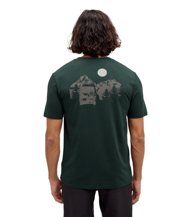 TENTREE TENTREE Mountain Pass T-Shirt Dark Forest Green/Ashwood