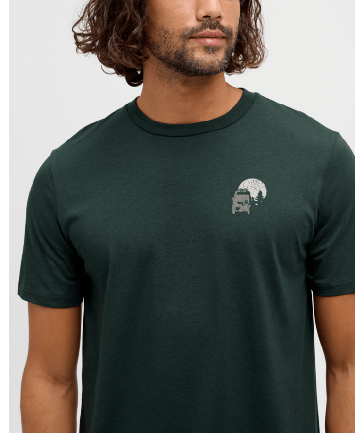 TENTREE TENTREE Mountain Pass T-Shirt Dark Forest Green/Ashwood