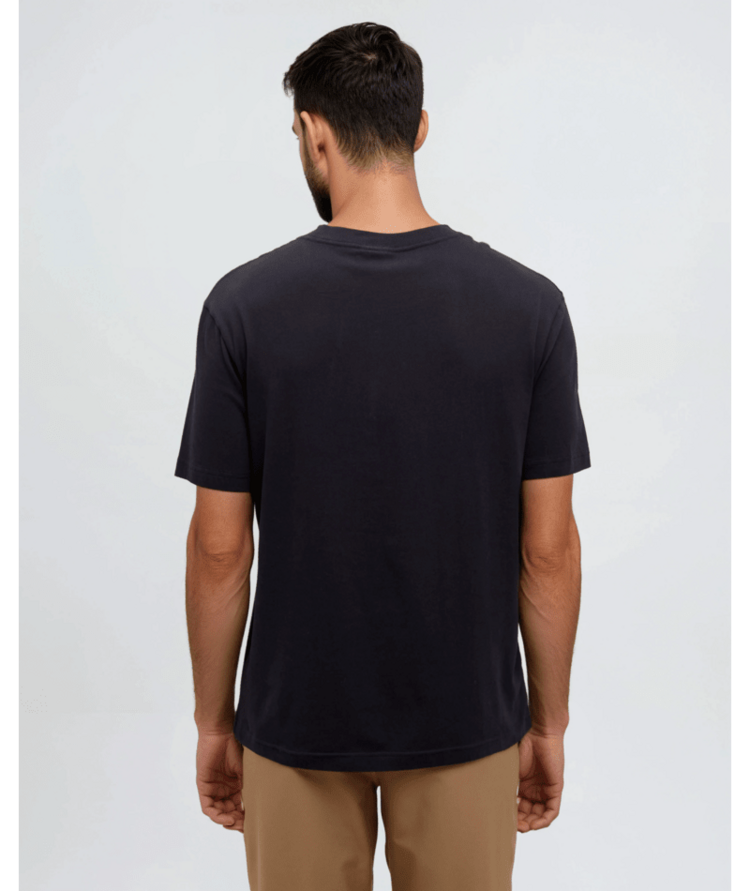 TENTREE TENTREE Parks Landscape Relaxed T-Shirt Meteorite Black/Pine Green