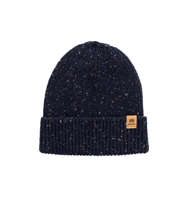 TENTREE TENTREE Bristow Fleck Beanie Midnight Blue Fleck