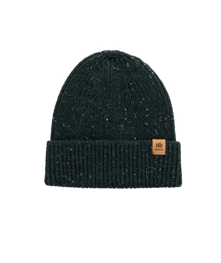 TENTREE TENTREE Bristow Fleck Beanie Dark Forest Green Fleck