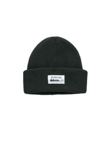 TENTREE TENTREE Heritage Planter Alden Beanie Dark Forest Green/Meteorite Black