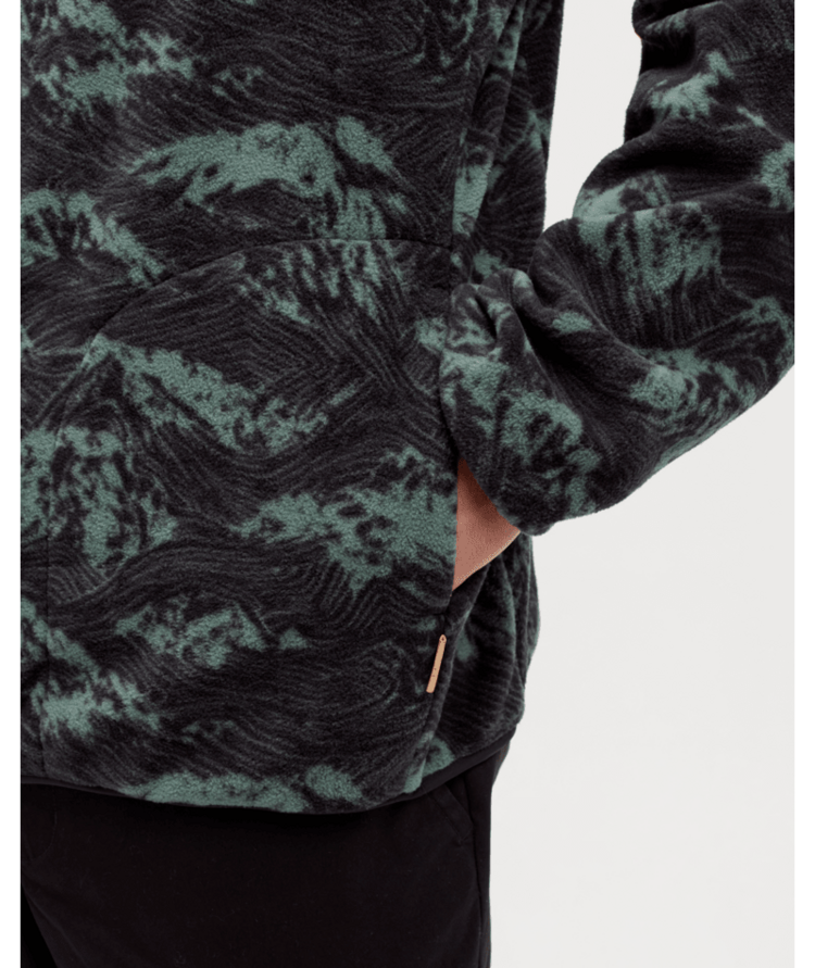 TENTREE TENTREE Stave 1/4 Snap Ridgeline/Meteorite Black