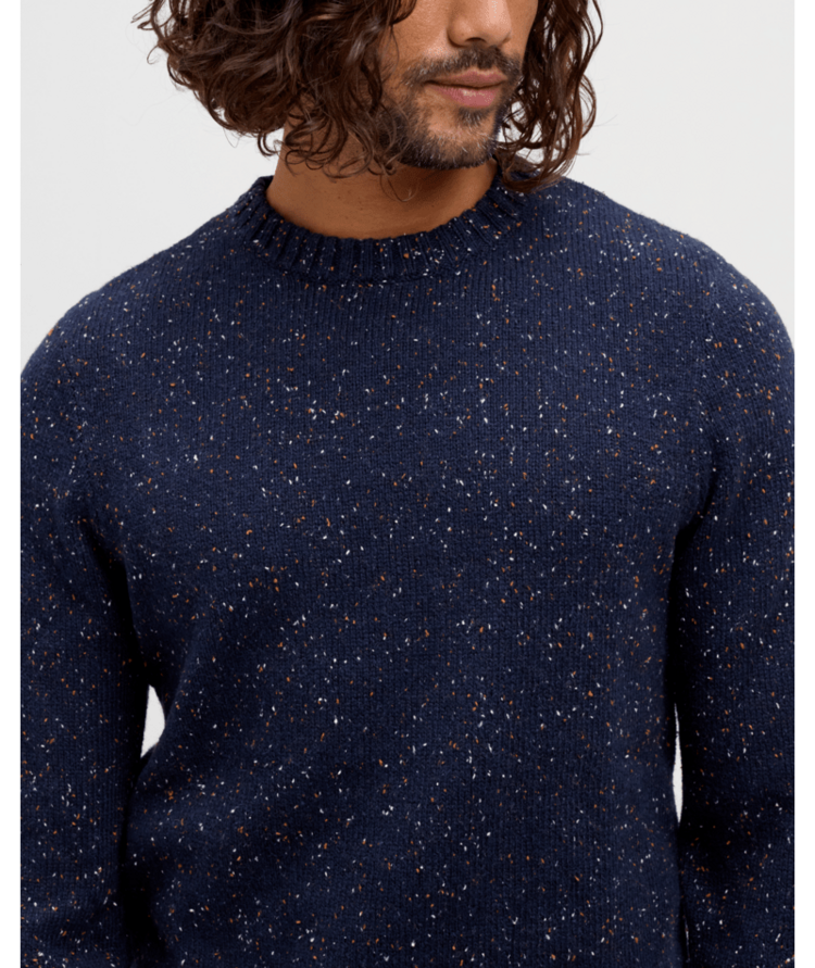 TENTREE TENTREE Rambler Fleck Sweater Midnight Blue Fleck