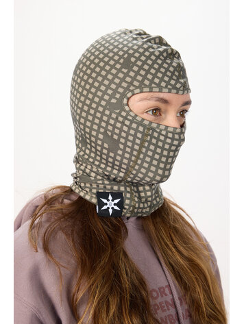 AIRBLASTER AIRBLASTER Ninja Face Olive Grid
