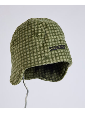 AIRBLASTER AIRBLASTER Dropdown Fleece Hat Olive Grid