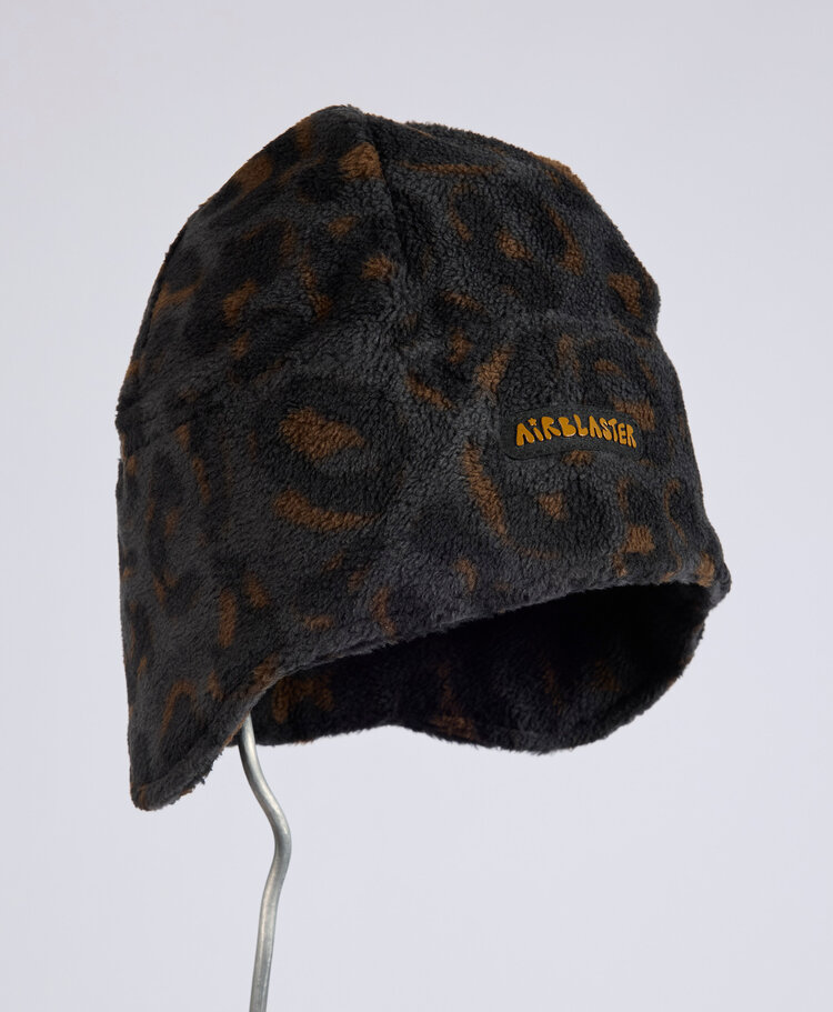 AIRBLASTER AIRBLASTER Dropdown Fleece Hat Black Leopard