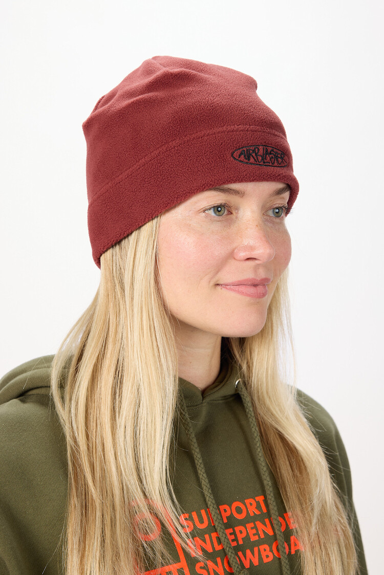 AIRBLASTER AIRBLASTER Micro Fleece Watch Cap Oxblood
