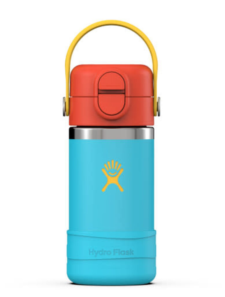 HYDRO FLASK HYDRO FLASK Kids 12 Oz Wide Mouth Covered Cap And Boot Bluejay