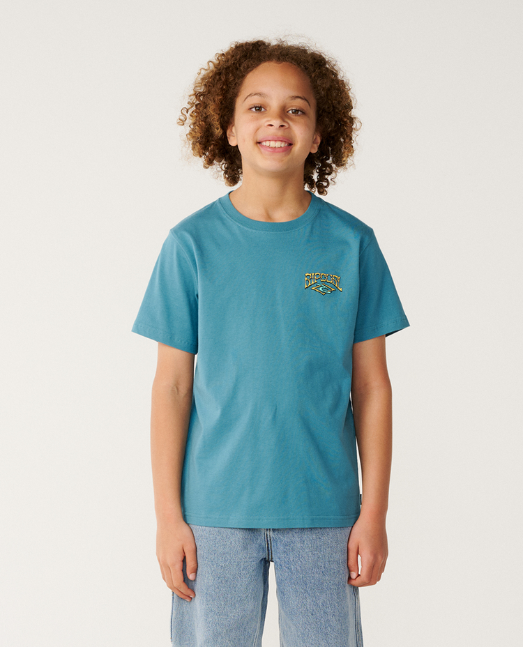 RIP CURL 49A RIP CURL AIR SHRED TEE-BOY DUSTY JADE