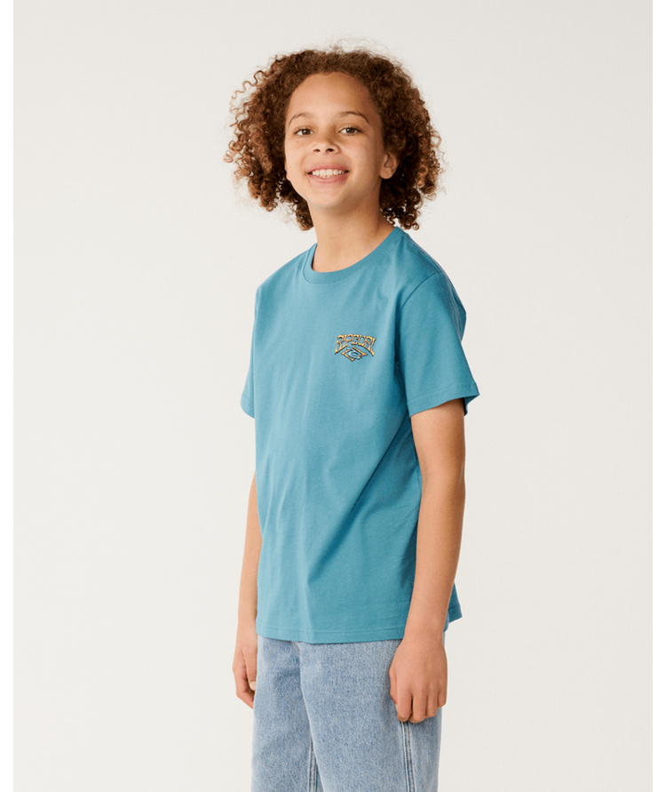 RIP CURL 49A RIP CURL AIR SHRED TEE-BOY DUSTY JADE