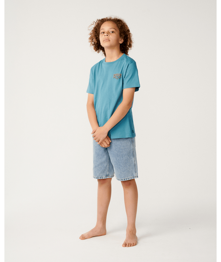 RIP CURL 49A RIP CURL AIR SHRED TEE-BOY DUSTY JADE