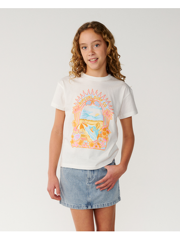 RIP CURL 30A RIP CURL COSTA DEL SOL BAND TEE - GIRL BONE