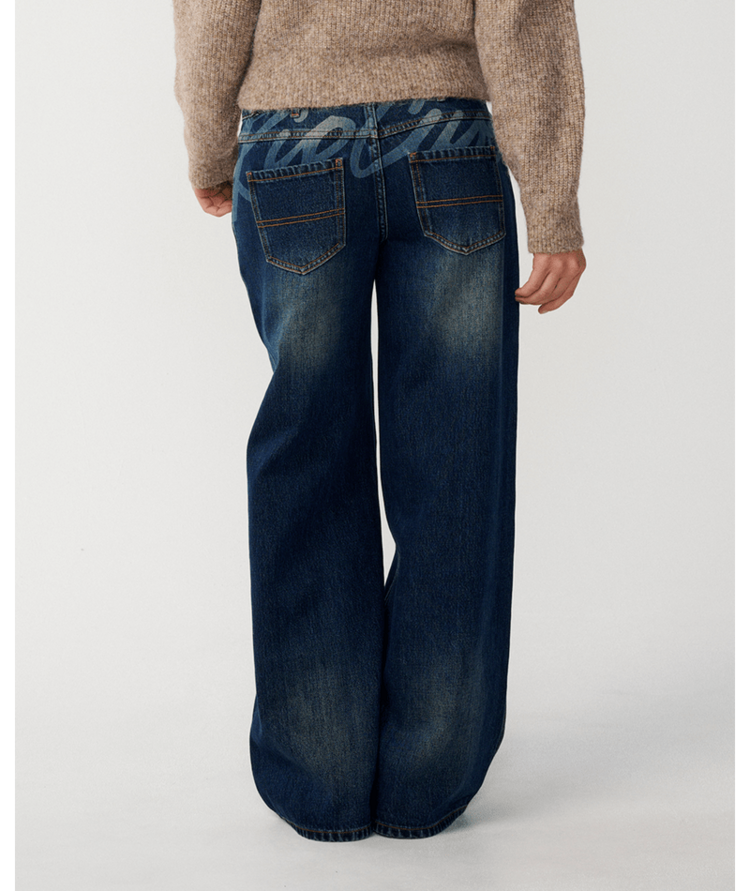 RIP CURL 26A RIP CURL ARCHIVE: BAGGY LOW RISE JEAN DUSTY BLUE