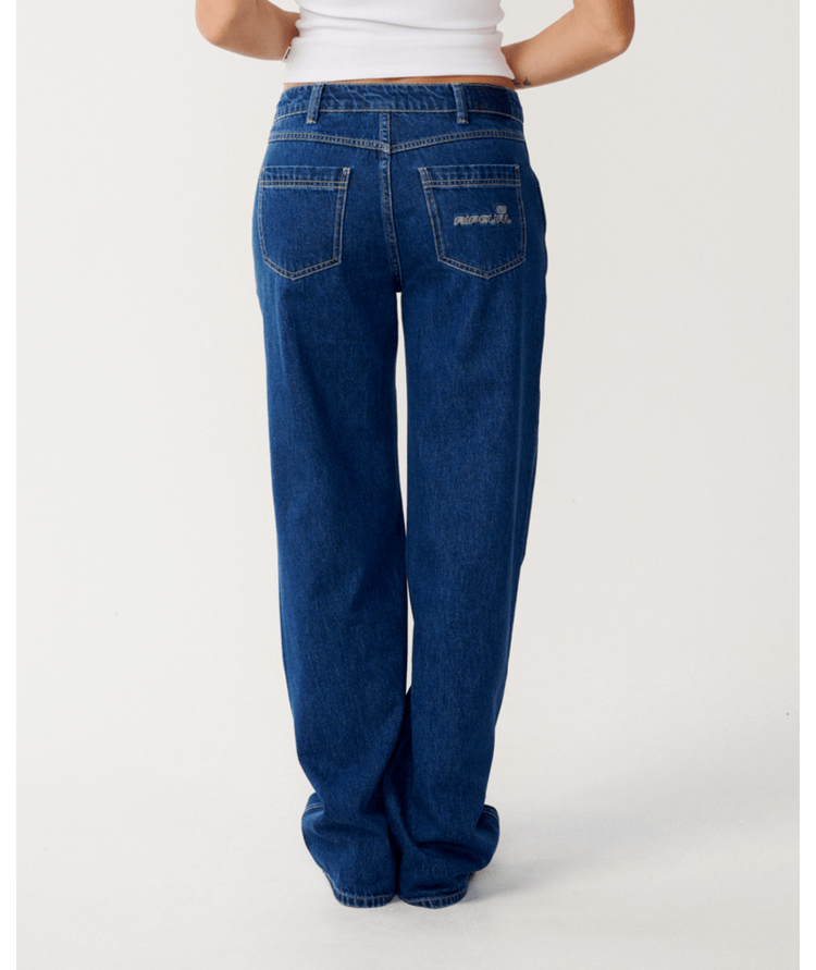 RIP CURL 18B RIP CURL AGGIE RELAXED JEANS MID BLUE
