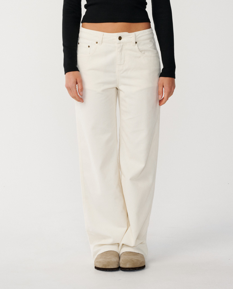 RIP CURL 58C RIP CURL AGGIE CORD RELAXED PANT BONE
