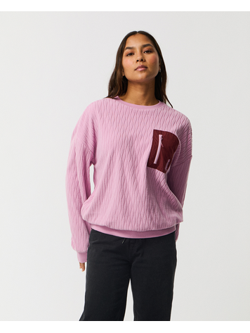 RIP CURL 49C RIP CURL S-SERIES JACQUARD FLEECE LILAC
