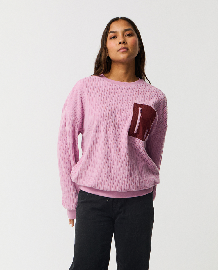 RIP CURL 49C RIP CURL S-SERIES JACQUARD FLEECE LILAC