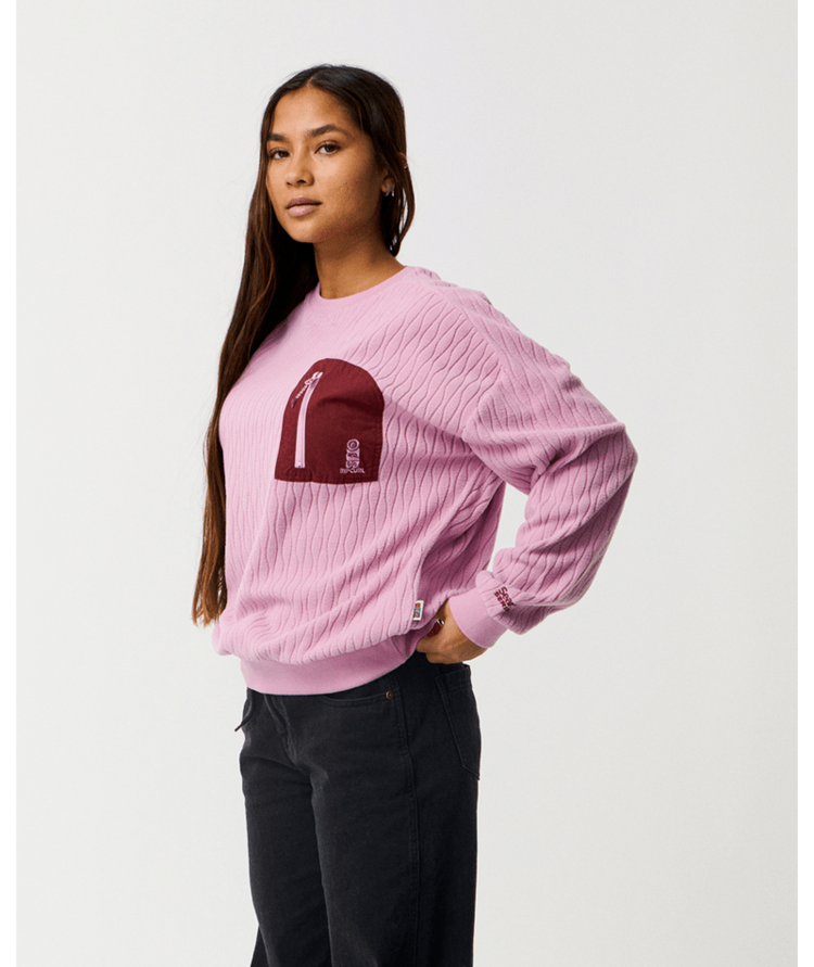 RIP CURL 49C RIP CURL S-SERIES JACQUARD FLEECE LILAC