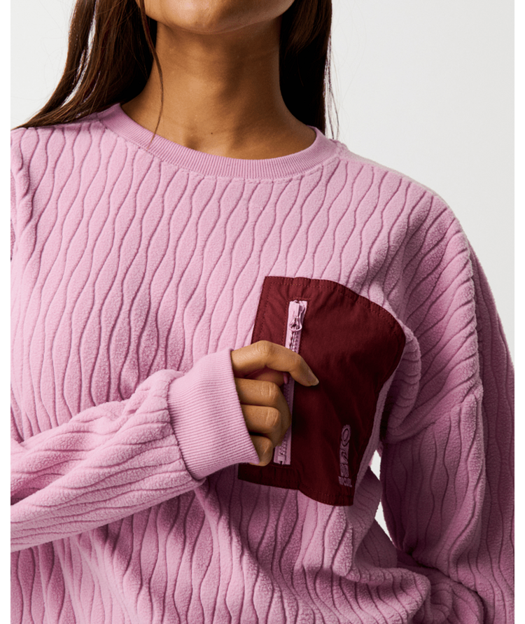 RIP CURL 49C RIP CURL S-SERIES JACQUARD FLEECE LILAC